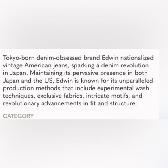 NWT EDWIN Women’s Bree High Rise Skinny Jeans Raw Hem Optic White - Size 29 - Picture 9 of 9